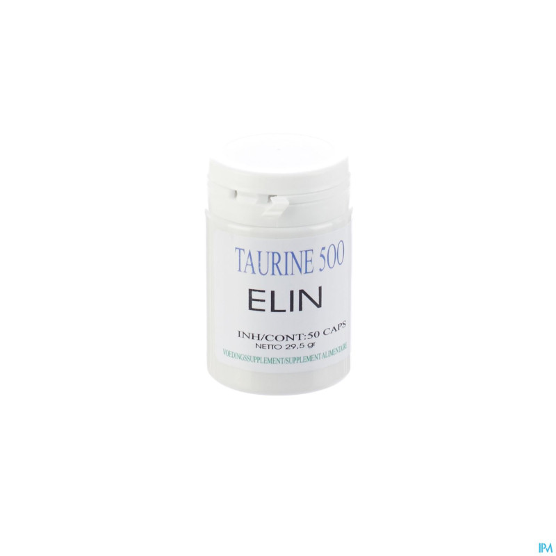 Taurine caps 50x 500mg