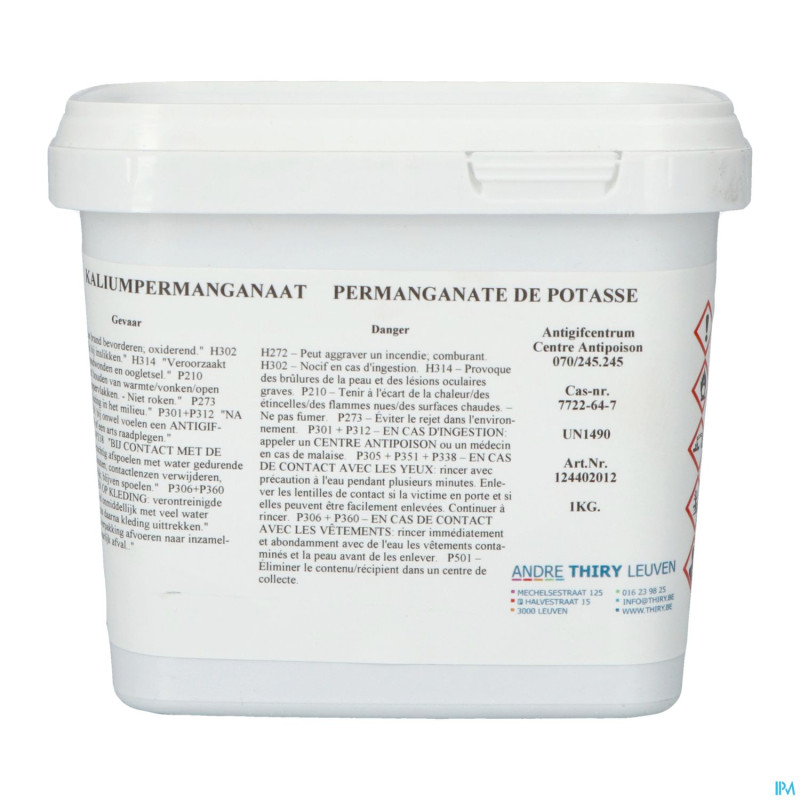 Ka permanganat techn.    1kg thiry