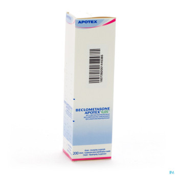 Beclometasone apotex susp nas 200 dos/50ug