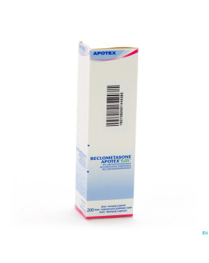 Beclometasone apotex susp nas 200 dos/50ug
