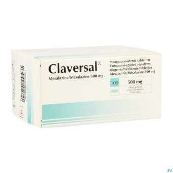 Claversal comp  100 x 500 mg