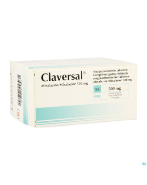 Claversal comp  100 x 500 mg