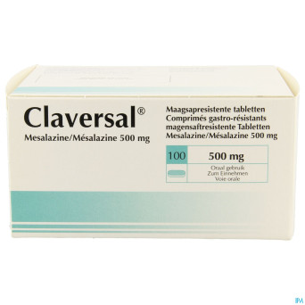 Claversal comp  100 x 500 mg