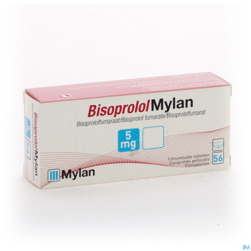 Bisoprolanmyl mylan  5mg comp pell  56x 5mg