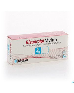 Bisoprolanmyl mylan  5mg comp pell  56x 5mg