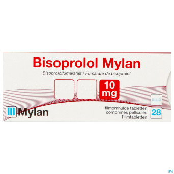 Bisoprolol viatris 10mg drag 28