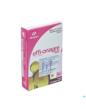 Effi onagre dergam    caps  60x600mg