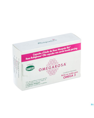 Mosquetas rose omegarosa huile de rose bio caps 60