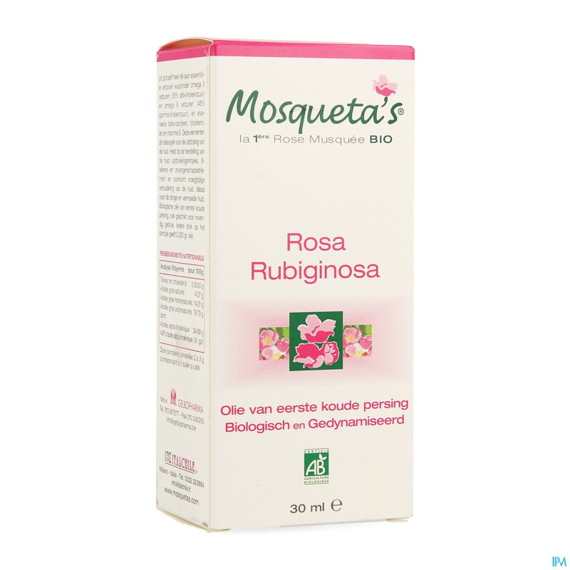 Mosquetas rose huile de rose nature bio    30ml
