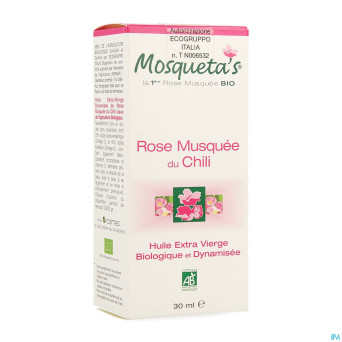 Mosquetas rose huile de rose nature bio    30ml