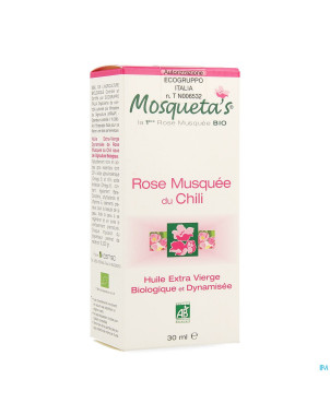 Mosquetas rose huile de rose nature bio    30ml