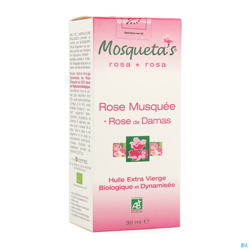 Mosquetas rose huile de rose bio    30ml