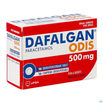 Dafalgan 500 mg odis tabl 16