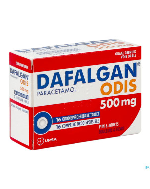 Dafalgan 500 mg odis tabl 16