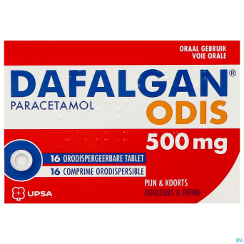 Dafalgan 500 mg odis tabl 16