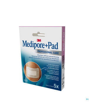 Medipore + pad 3m    5x 7,2cm  5 3562p