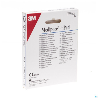 Medipore + pad 3m    5x 7,2cm  5 3562p