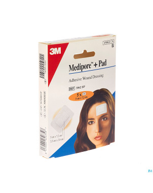 Medipore + pad 3m    5x 7,2cm  5 3562p