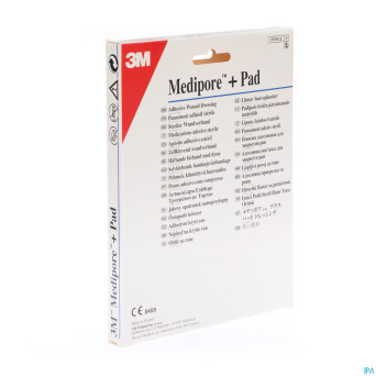 Medipore + pad 3m    10x10,0cm  5 3566p