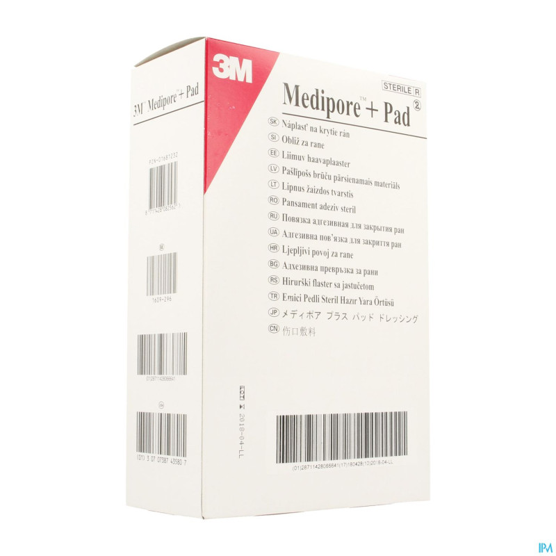 Medipore + pad 3m    10x15,0cm 25 3569e