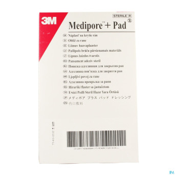 Medipore + pad 3m    10x15,0cm 25 3569e