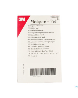 Medipore + pad 3m    10x15,0cm 25 3569e