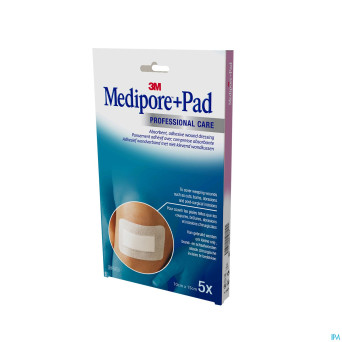 Medipore + pad 3m    10x15,0cm  5 3569p