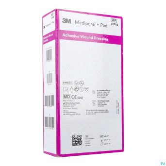 Medipore + pad 3m    10x20,0cm 25 3570e