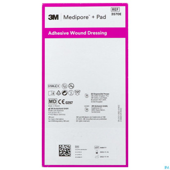 Medipore + pad 3m    10x20,0cm 25 3570e