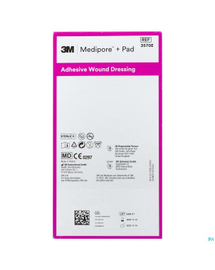 Medipore + pad 3m    10x20,0cm 25 3570e