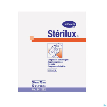 Sterilux cp oculaire    56x70mm   10 2412224