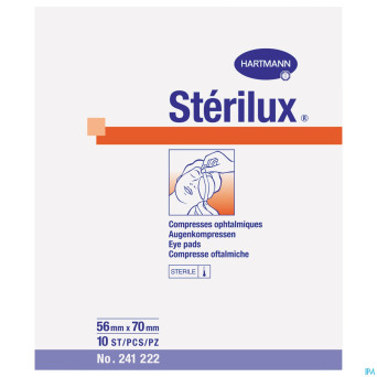 Sterilux cp oculaire    56x70mm   10 2412224