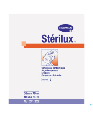 Sterilux cp oculaire    56x70mm   10 2412224