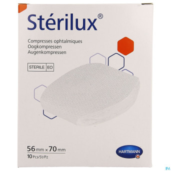 Sterilux cp oculaire    56x70mm   10 2412224