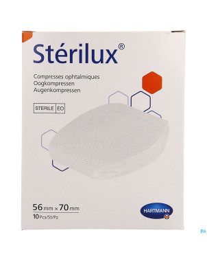 Sterilux cp oculaire    56x70mm   10 2412224