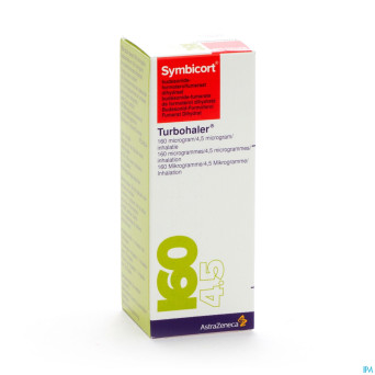 Symbicort turbohaler 160mcg/4,5mcg doses 1x120