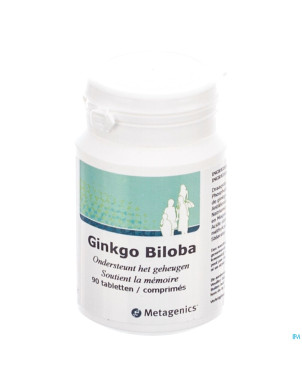 Ginkgo biloba    tabl  90x60mg 1647  metagenics