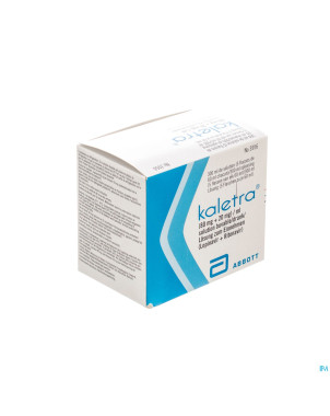 Kaletra 80mg+20mg/ml sol buvable fl 5 x 60ml