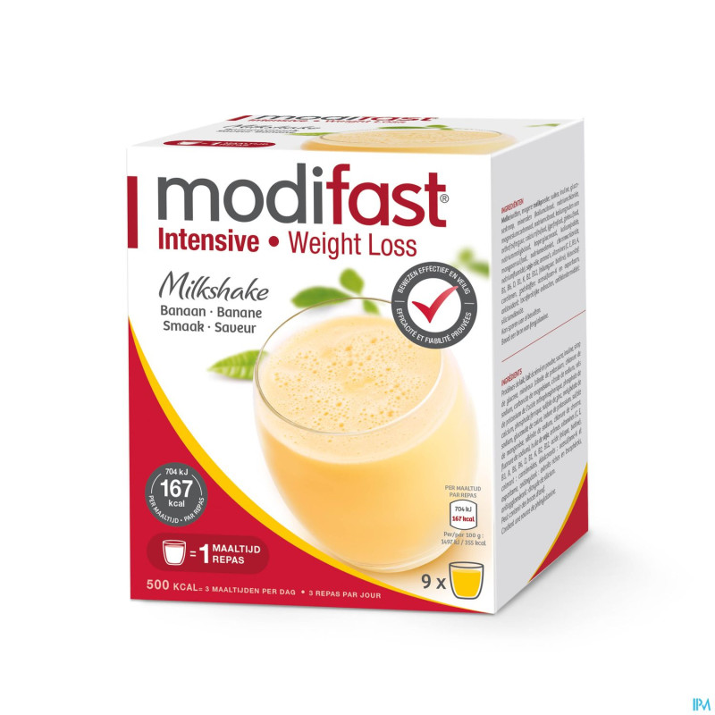 Modifast intensive milkshake banane    sach 9
