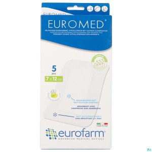 Euromed  7x12cm 5 pansement d'ile steril