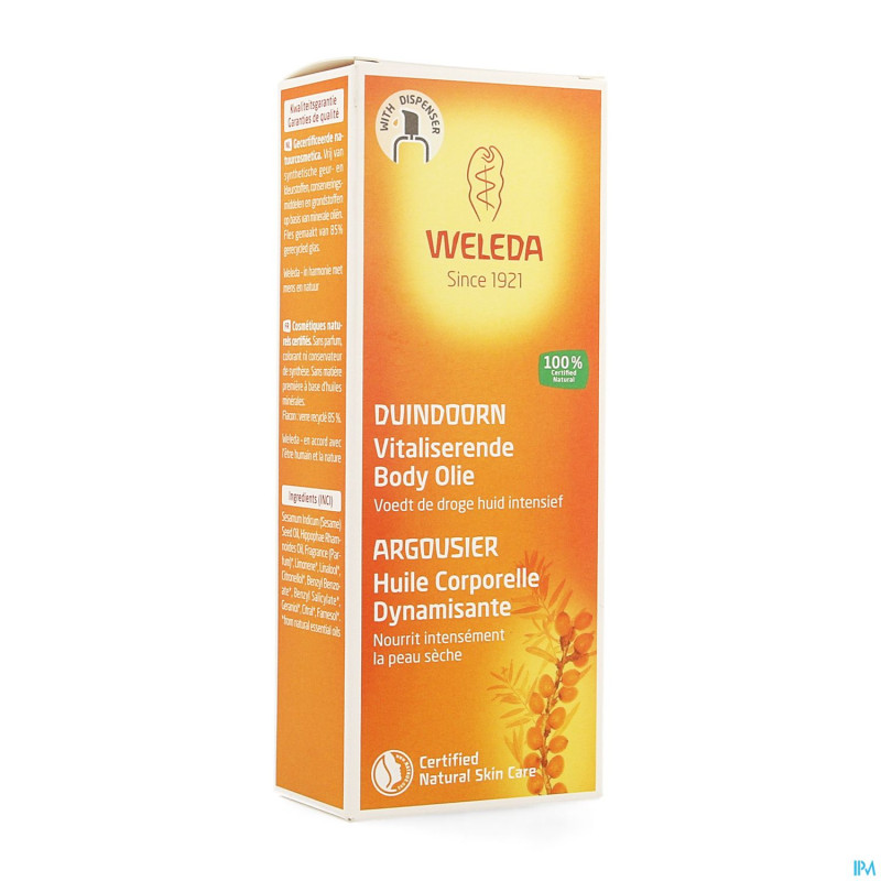 Weleda huile corporelle argousier    100ml