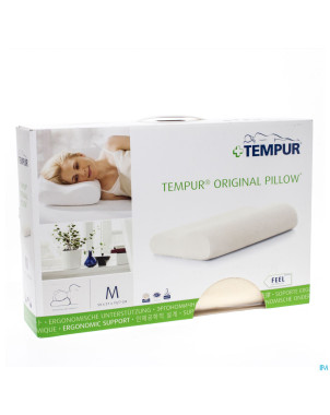 Tempur coussin + housse velours m
