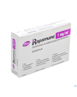 Rapamune 1 mg/ml sol buv 60 ml