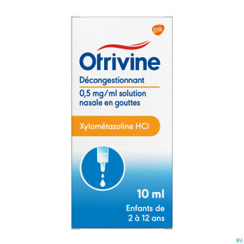 Otrivine hydrat 0,05% gutt 10ml