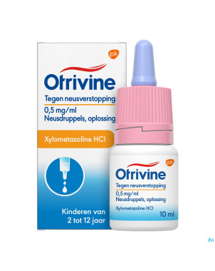 Otrivine hydrat 0,05% gutt 10ml
