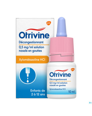 Otrivine hydrat 0,05% gutt 10ml