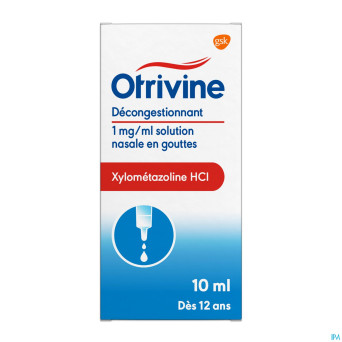 Otrivine hydrat 0,1% gutt 10ml