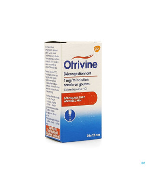 Otrivine hydrat 0,1% gutt 10ml