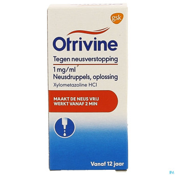Otrivine hydrat 0,1% gutt 10ml