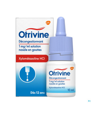 Otrivine hydrat 0,1% gutt 10ml